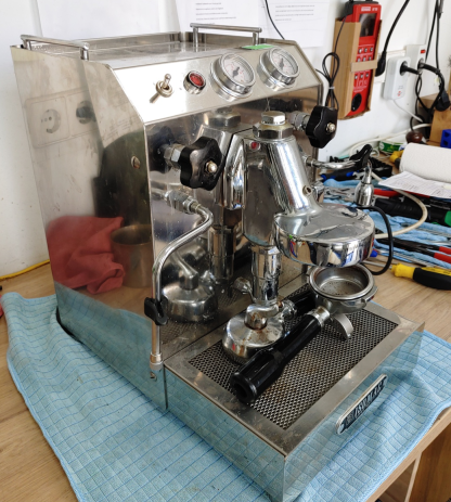 Fertig reparierte Isomac Espressomaschine